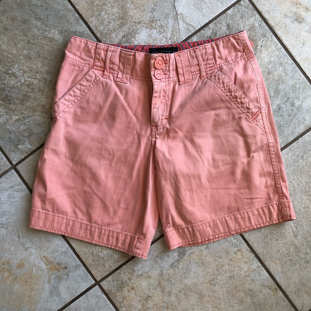 Sanctuary Shorts in Coral Size 27 - Picture 2 of 3